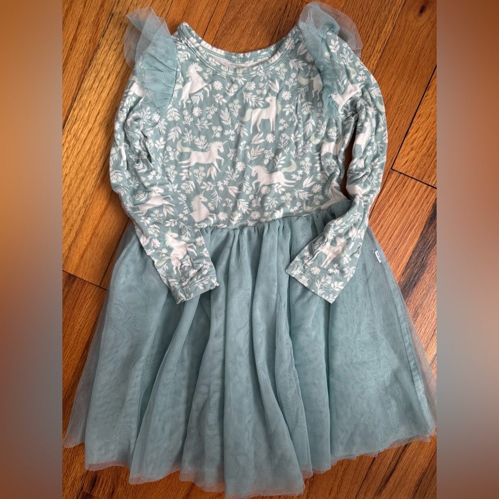 Little Sleepies Unicorn Play Twirl Dress 2T